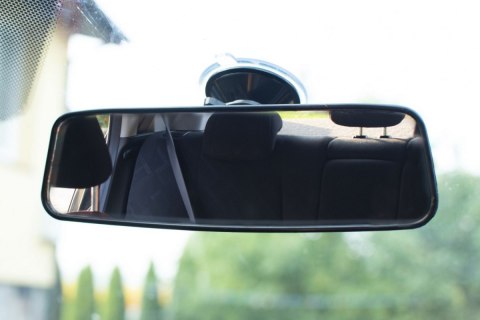 Lusterko samochodowe wsteczne szerokokątne na przyssawkę