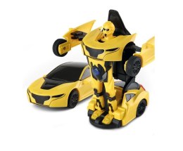Mini transformer Die Cast 1:32 RTR (zasilanie na baterie) - żółty