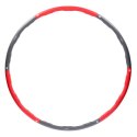 HHP002 RED-GREY HULA HOP 1,2KG 100CM HMS