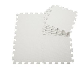 Puzzle piankowe mata dla dzieci białe 60x60 4szt